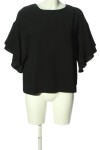 Vorschaubild 1 von H&M Oversized Blusen schwarz Größe 38