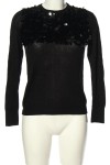 Vorschaubild 1 von H&M Pullover Rundhalspullover schwarz Pailletten Gr. 34