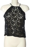 Vorschaubild 1 von H&M Spitzenblusen schwarz Größe 34