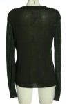 Vorschaubild 2 von H&M Strickpullover Pailletten Glanz khaki Gr. 36 Casual Street