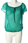 Vorschaubild 1 von H&M Transparenz-Blusen türkis Größe 34