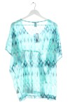 Vorschaubild 2 von H&M Transparenz-Blusen türkis Größe 40