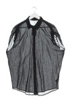 Vorschaubild 1 von H&M Bluse Oversized Transparenz Optik Schwarz Gr. 40 Elegant