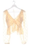 Vorschaubild 1 von H&M Transparenz-Blusen creme Größe 34