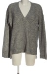 Vorschaubild 1 von H&M V-Ausschnitt-Pullover hellgrau Größe 36