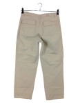 Vorschaubild 2 von Damen Stoffhose Gr. 38 M Beige Casual Baumwolle Capri