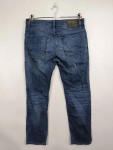 Vorschaubild 2 von Herren Jeans Straight Leg Blau Used Look Gr. 44 W35