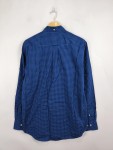 Vorschaubild 4 von Freizeithemd Herren Blau Kariert Button-Down Kragen Langarm Gr. 48 M