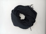 Vorschaubild 2 von Schal Damen Schwarz Wolle Fransen 172x74 cm Casual
