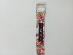 Vorschaubild 2 von Damen Gürtel Stoff Mehrfarbig Blumenmuster Länge 97 cm