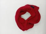 Vorschaubild 2 von Loop Schal Strickschal Rot Rippstrick Logo TH 150x20cm