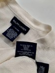 Vorschaubild 4 von Pullover Kinder Gr. 152 L 12, 14 Weiß V-Ausschnitt Baumwolle