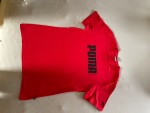 Vorschaubild 6 von Herren T-Shirt Rot Gr. 48 M Logo-Print Kurzarm Sport Freizeit