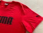 Vorschaubild 8 von Herren T-Shirt Rot Gr. 48 M Logo-Print Kurzarm Sport Freizeit