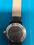 Vorschaubild 3 von Armbanduhr Herren Schwarz Lederarmband Edelstahl Logo Sportlich