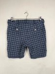 Vorschaubild 2 von Herren Chino Shorts kariert blau weiß Größe 52 XL Seersucker