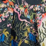 Vorschaubild 3 von A-Linienrock Blumenmuster Vogel bunt Gr. 36 Rock Damen