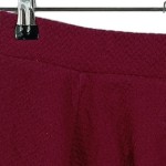 Vorschaubild 3 von A-Linienrock Damen Gr. 36 S bordeauxrot Strukturmuster Rock mini
