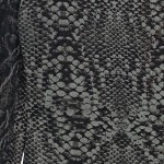 Vorschaubild 5 von Damen Strickkleid Gr. 36/S Schwarz Schlangenmuster Rollkragen Elegant