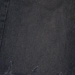 Vorschaubild 6 von Trafaluc Jeans Shorts Damen Schwarz Gr. W31/40/L Fransen Baumwolle