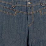 Vorschaubild 4 von Jeans Shorts Damen Baumwolle Blau W31 42 XL Caprihose Uni Knopf