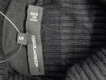 Vorschaubild 3 von Damen Strickkleid Gr. 36/S Schwarz Schlangenmuster Rollkragen Elegant