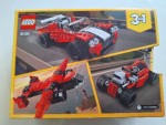 Vorschaubild 2 von Creator 3in1 31100 Roter Sportwagen Flugzeug Hot Rod Bauset