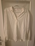 Vorschaubild 9 von Damen Bluse Weiß Gr. 44 XXL Viskose Casual Langarm Knopfleiste