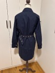 Vorschaubild 5 von Damen Trenchcoat Mantel Blau mit Gürtel Gr. 34 XS