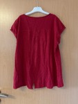 Vorschaubild 5 von Damen T-Shirt Organic Cotton Rot Gr. 40 L Basic Kurzarm