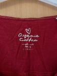 Vorschaubild 4 von Damen T-Shirt Organic Cotton Rot Gr. 40 L Basic Kurzarm