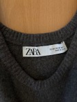 Vorschaubild 4 von Damen Pullunder Strickweste Grau Gr. 38 M Ärmellos Casual