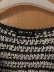 Vorschaubild 3 von Damen Pullover Gr. 40 L Schwarz Weiß Gestreift Strickmuster Casual