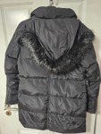 Vorschaubild 4 von Damen Steppjacke Winterjacke Schwarz Gr. 38, M Kapuze Fellbesatz