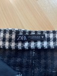 Vorschaubild 2 von Damen Minirock Kariert Schwarz Gr. 34 XS Fransen