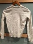 Vorschaubild 2 von Pullover Kinder Gr. 152 L 12, 14 Weiß V-Ausschnitt Baumwolle