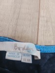 Vorschaubild 2 von Damen Freizeitkleid Blau Gr. 36 S Gepunktet Modal Langarm