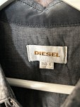 Vorschaubild 6 von Freizeithemd Herren Denim Look Grau Gr. 50, L Baumwolle
