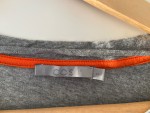 Vorschaubild 2 von Freizeitkleid Damen Grau Gr. 36 S Baumwolle Rüschen