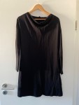 Vorschaubild 3 von Damen Freizeitkleid Langarm Schwarz Gr. 34 XS Minimalistisch