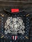 Vorschaubild 3 von Damen Anzug Hosenanzug Schwarz Gestreift Gr. 36 S Business