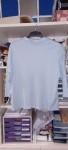 Vorschaubild 4 von Damen Pullover Poloshirt Blau Gr. 46 3XL Baumwolle V-Ausschnitt