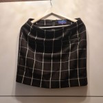 Vorschaubild 3 von Damen Faltenrock Minirock Kariert Schwarz Gr. 40 L