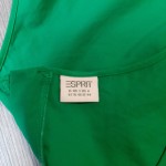 Vorschaubild 4 von Damen Langarmshirt Grün Gr. 42 Uni Falten Reißverschluss
