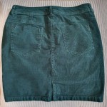 Vorschaubild 5 von Damen Cordrock Grün Gr. 36 S Casual Midirock