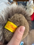 Vorschaubild 4 von Kuscheltier Igel Braun 17 cm Plüschtier Stofftier Knopf im Ohr