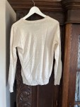 Vorschaubild 5 von Damen Pullover Gr. 40 L Beige V-Ausschnitt Wolle-Mix
