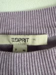 Vorschaubild 3 von Damen Pullover Lila Gr. 34 XS Puffärmel Casual Baumwolle