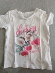 Vorschaubild 4 von Kinder T-Shirt Beige Gr. 86 Kirschen-Print Casual Baumwolle