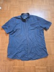 Vorschaubild 3 von Herren Freizeithemd Kurzarm Blau Gr. 54 XXL Stickerei Casual